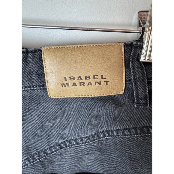 ISABEL MARANT JOVANY FADED BLACK SHORTS SIZE 36 US Sz 6 MADE IN MOROCCO NEW $400 - Picture 5 of 16